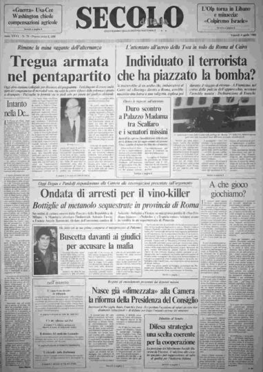 venerdì 4 aprile 1986