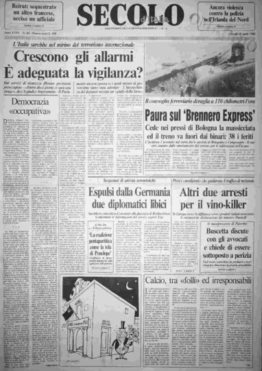 giovedì 10 aprile 1986