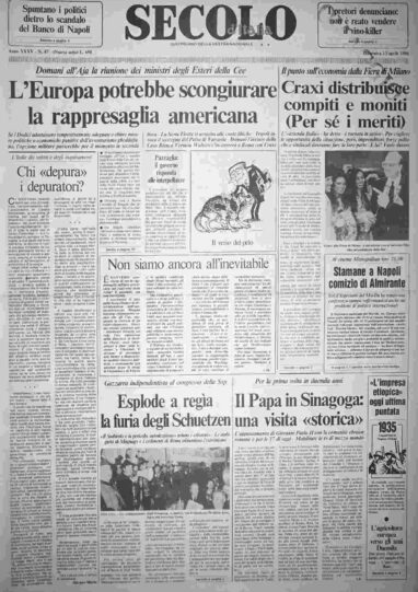 domenica 13 aprile 1986