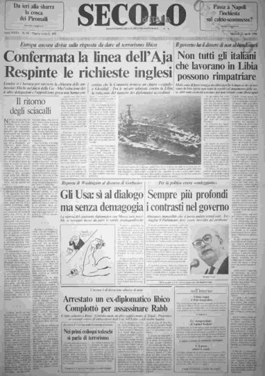 martedì 22 aprile 1986