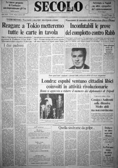 mercoledì 23 aprile 1986