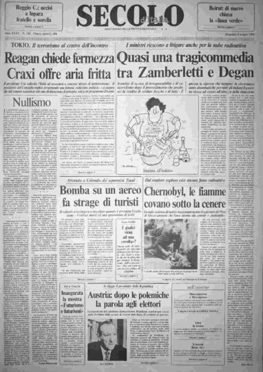 domenica 4 maggio 1986