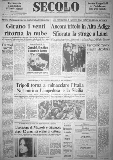 sabato 10 maggio 1986