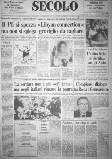 martedì 20 maggio 1986