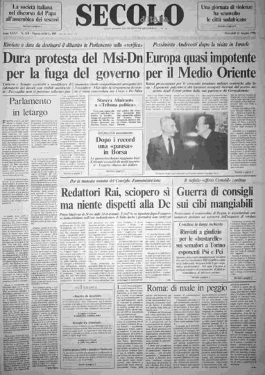 mercoledì 21 maggio 1986