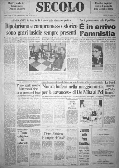 giovedì 22 maggio 1986