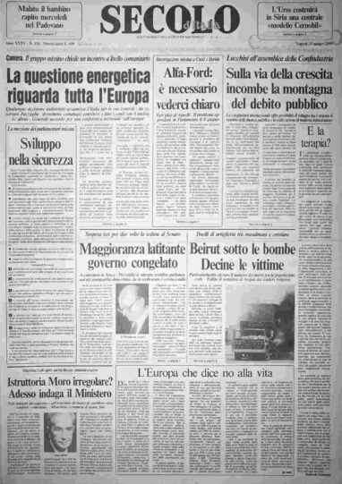 venerdì 23 maggio 1986