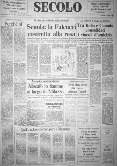 giovedì 12 giugno 1986