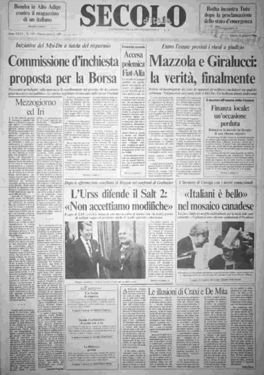 sabato 14 giugno 1986