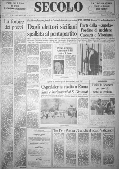 mercoledì 18 giugno 1986