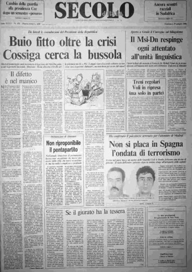 domenica 29 giugno 1986