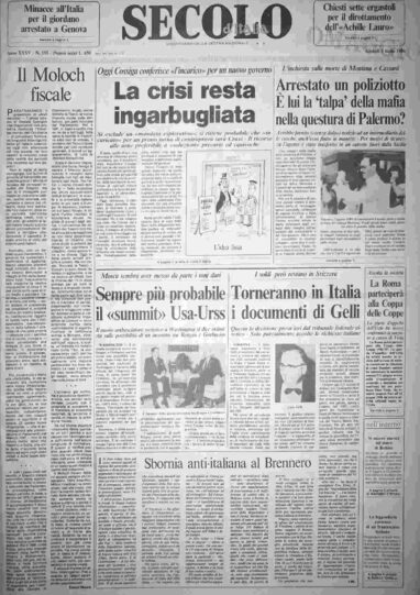giovedì 3 luglio 1986