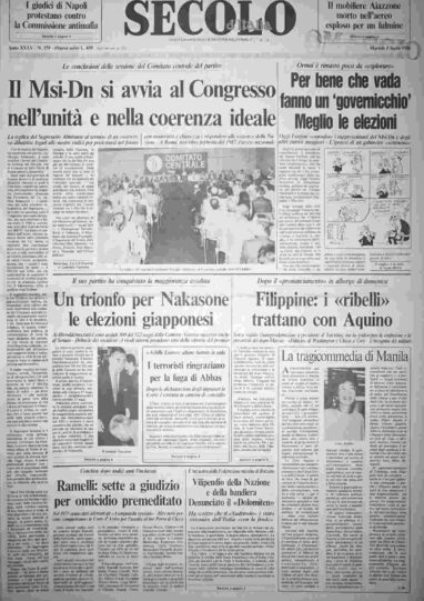 martedì 8 luglio 1986