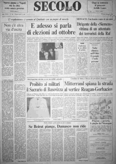giovedì 10 luglio 1986