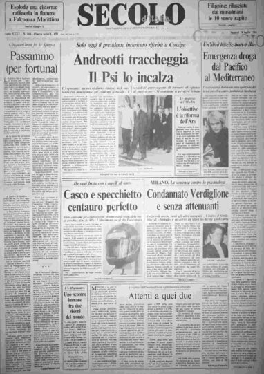venerdì 18 luglio 1986