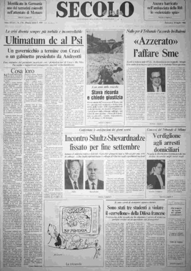 domenica 20 luglio 1986