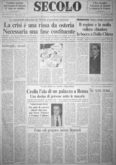 giovedì 24 luglio 1986