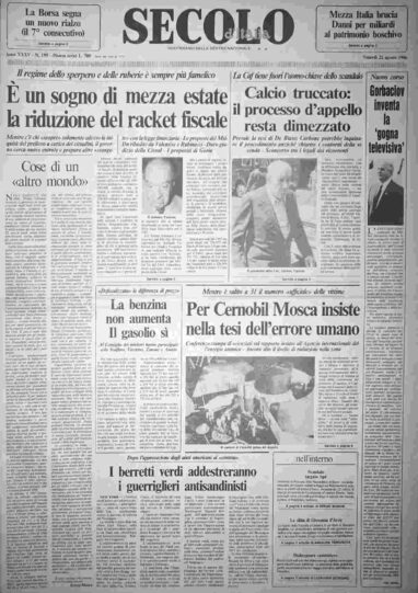 venerdì 22 agosto 1986