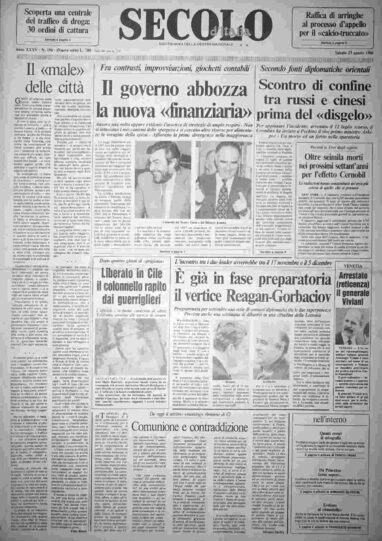sabato 23 agosto 1986