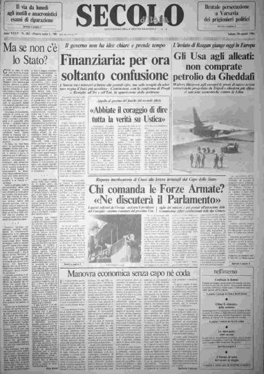 sabato 30 agosto 1986