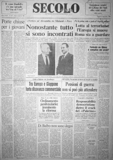 venerdì 12 settembre 1986