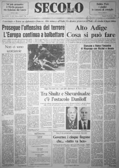 venerdì 19 settembre 1986