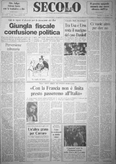 domenica 21 settembre 1986