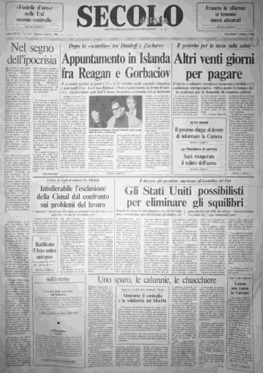 mercoledì 1 ottobre 1986