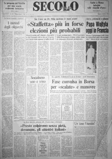 sabato 4 ottobre 1986