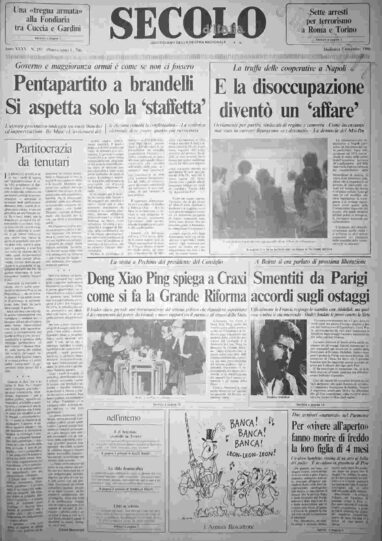 domenica 2 novembre 1986