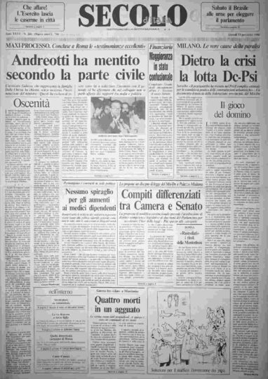 giovedì 13 novembre 1986