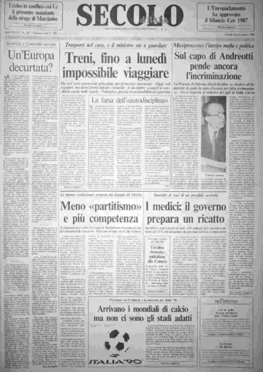venerdì 14 novembre 1986