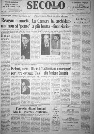sabato 15 novembre 1986