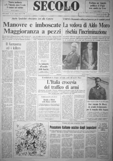 giovedì 20 novembre 1986