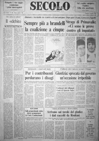 martedì 2 dicembre 1986