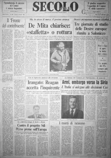 mercoledì 3 dicembre 1986