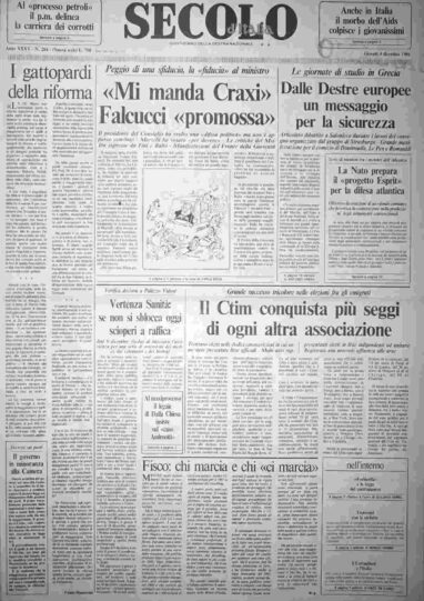 giovedì 4 dicembre 1986