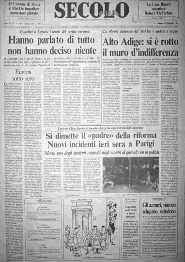 domenica 7 dicembre 1986