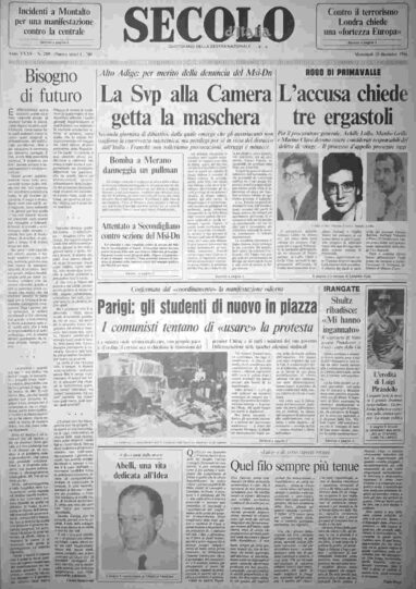 mercoledì 10 dicembre 1986