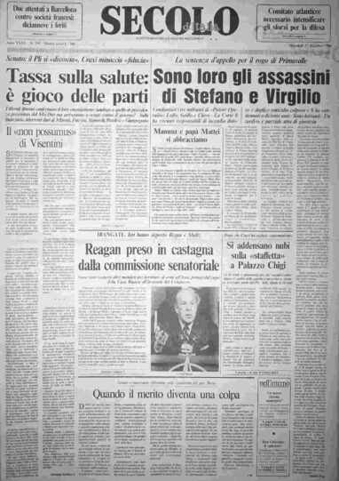 mercoledì 17 dicembre 1986