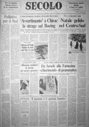 sabato 27 dicembre 1986