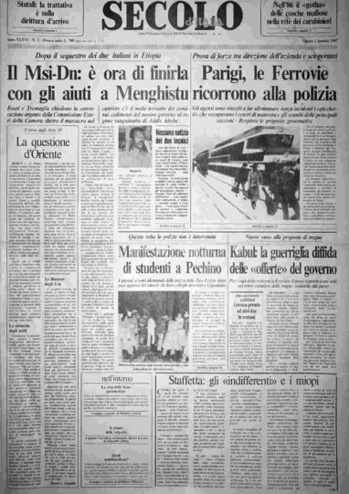 sabato 3 gennaio 1987