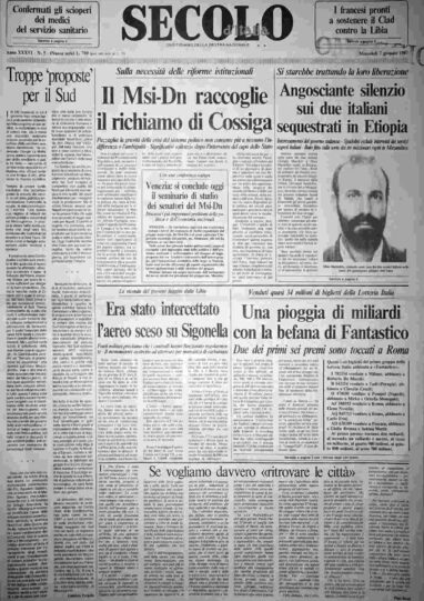 mercoledì 7 gennaio 1987
