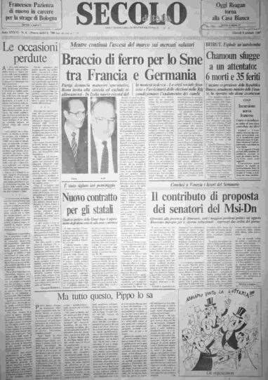 giovedì 8 gennaio 1987