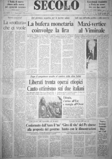 venerdì 9 gennaio 1987