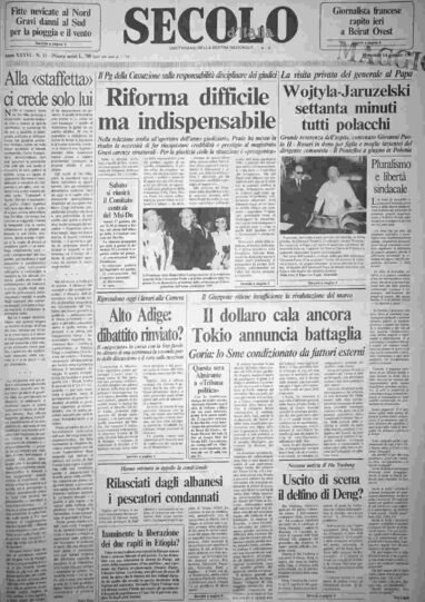 mercoledì 14 gennaio 1987