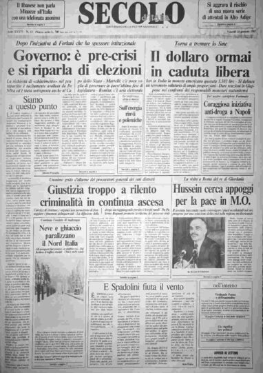 venerdì 16 gennaio 1987