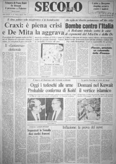 domenica 25 gennaio 1987