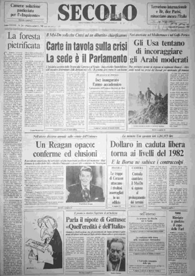 giovedì 29 gennaio 1987
