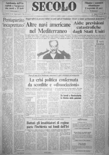 sabato 31 gennaio 1987